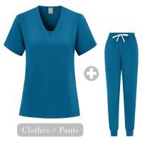 Uniforme médico para quirófano, conjunto de gomas de trabajo para hospital, suministros de enfermería, traje de cirugía dental para enfermera, ropa de trabajo. - details 8