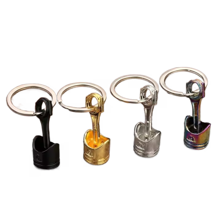 Llavero de pistón de motor de coche de aleación con personalidad, mini modelo de pistón INS, llavero de accesorios para coche, llavero para hombre - 1