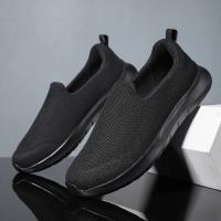 Zapatos de malla ligeros y transpirables para hombre, zapatillas informales antideslizantes para caminar al aire libre, zapatos de conducción, talla grande - details 1