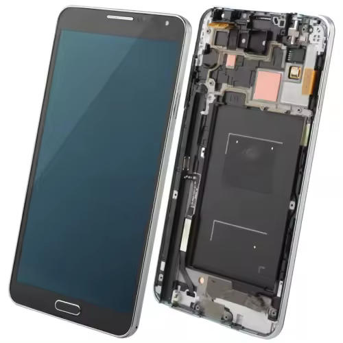 LCD original 3 en 1 + marco + panel táctil para Galaxy Note III / N9005, 4G LTE (negro) - 1