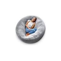 Sofá Puf Gigante Moderno de Diseño - Modelos de Puffs o Bean Bag Chair Grandes con Relleno Incluido para Adultos o Decoración Habitacion Juvenil Gris Oscuro - details 18