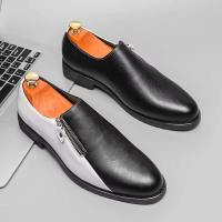 2024 Nuevo producto Creativo Hombres de alta calidad Cuero cómodo Fácil de usar, Zapatos casuales de moda antideslizantes - details 2