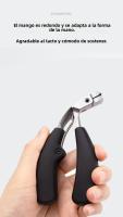 Cortauñas de gran apertura para codo, tijeras de uñas de acero inoxidable antisalpicaduras, juego de pedicura - details 6