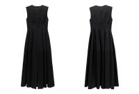 BGTEEVER-vestido elegante de primavera y verano para mujer, traje sin mangas con cuello redondo, cintura ajustada, longitud media - details 12