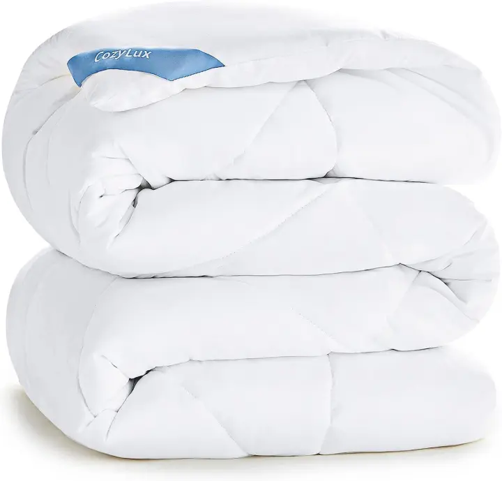 Edredón Cama 150 Entretiempo, Relleno Nórdico 220x240 cm de Fibra 300 gr/m², Edredon Nordico Matrimonio Cama 135/150, Ligero, Suave, Transpirable para Otoño e Invierno, 240x220 cm - 1