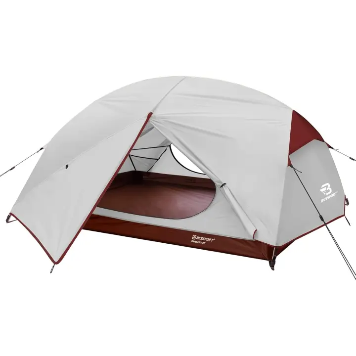 Carpa Ultraligera de 2-3 Personas Resistente al Agua y al Viento, Fácil de Instalar, para Senderismo y Camping - 1