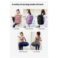 Mochila De Viaje Para Mujer IKE MARTI Con Gran Capacidad Bolsa Deportiva De Fin De Semana Yoga Multifuncional Cruzable Con Cremallera - details 18