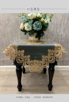 Mantel cuadrado de tela blanca, cubierta de comedor de encaje bordado, mesa Juppe wer, manteles elegantes, toallas - details 10