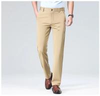 Pantalones informales elásticos para hombre, pantalones de traje de negocios, pantalones de vestir transpirables para primavera y verano, pantalones de trabajo de longitud completa para hombre - details 22