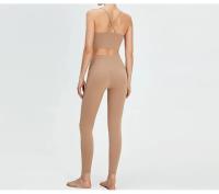 Mallas sin costuras de cintura alta para mujer, pantalones elásticos de Yoga, ropa de gimnasio informal - details 6