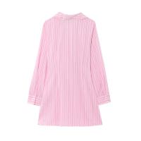Vestido Corto de Moda Verano Cuello en V de Poliéster, Manga Larga, Forro de Poliéster - details 2