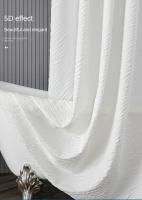 Cortina de Ducha Impermeable de Poliéster Sólido Accesorios de Baño Cortina de Ducha para Hogar sin Perforaciones - details 9