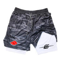 Pantalones Cortos de Doble Capa para Entrenamiento de Anime Secado Rápido, Multiuso, Talla M-3XL - details 6