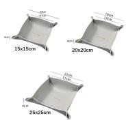 Bandeja de Almacenamiento Estilo Nórdico PU Organizador de Escritorio para Joyas, Cosméticos, Decoración del Hogar - details 0