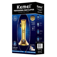 Kemei-cortadora de pelo eléctrica K32S para hombre, cortadora de pelo ajustable de iones de litio, profesional, recargable, inalámbrica, para Barbero y hogar - details 0