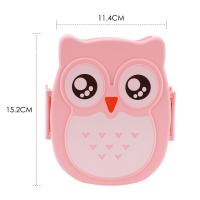 Fiambrera de búho de dibujos animados para niños, contenedor de alimentos para microondas, caja de almacenamiento portátil para estudiantes, contenedor Bento con compartimentos - details 6
