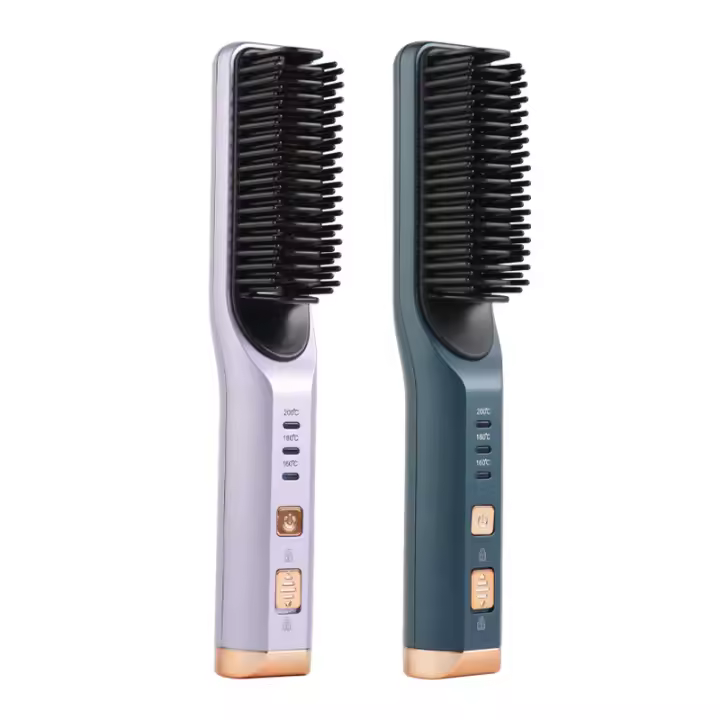 La nueva plancha de pelo inalámbrica no daña el cabello, y la plancha de pelo de doble propósito multifunción portátil recargable para el hogar. - 1