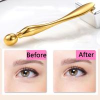 Aplicador de crema para ojos de aleación de Zinc, bolsa antiarrugas para ojos, palos de masaje para ojos, elimina las ojeras, doble punta - details 1