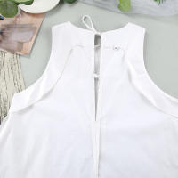 Falda francesa de algodón puro blanco Dre Fresh A-line estilo suave informal para mujer Otoño Invierno nueva colección - details 24