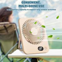 Mini Ventilador USB Recargable Portatil Silencioso, 5 Velocidades 180 ° Plegable Viento Fuerte para Oficina, Mesa, Hogar, Fitness, Viajes, Camping, Exterior - details 11