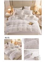 Conjunto de Cama de Terciopelo de Mink de Lujo para Otoño-Invierno Funda de Edredón de Reina, Sábanas, Almohadas Rosa de Alta Calidad - details 26