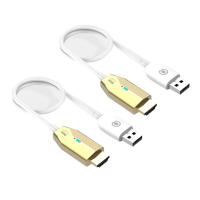 Cable extensor inalámbrico Compatible con HDMI, transmisor y receptor de Audio y Video, adaptador de pantalla para cámara, PC, oro, 5G, 30M - details 0