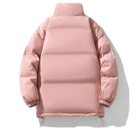 Chaqueta de pan con cuello alto para hombre, camiseta de algodón gruesa y cálida, informal, multicolor, mismo estilo, invierno - details 9