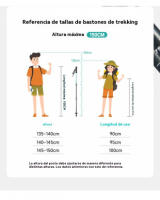 Bastones senderismo niños bastones trekking exterior aleación aluminio ultraligero telescópico escalada senderismo bastón - details 1