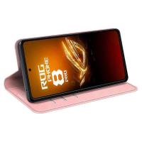 Para Asus 5G/Phone 8 Pro 5G Funda de cuero PU con tapa táctil y soporte para teléfono - details 1