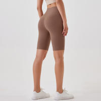 Hamidou-pantalones cortos de Yoga para mujer, mallas deportivas transpirables, de cintura alta, para entrenamiento y gimnasio - details 36