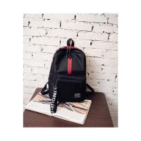 Mochila de nailon de estilo Preppy para estudiantes, bolso escolar informal de Color sólido, grande, de viaje para adolescentes - details 13