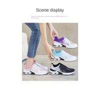 Zapatillas de correr transpirables con cordones para mujer, zapatillas deportivas con cojín de aire y malla ligera, zapatillas de entrenamiento para deportes al aire libre - details 7