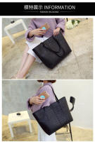 Nuevo bolso texturizado para mujer, bolso de mano portátil de alta gama para mujer, bolso negro impermeable, gran capacidad - details 4