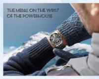 Reloj de Negocios para Hombres de Alta Calidad Forsining 468A Correa de Acero Inoxidable Luminoso - details 3