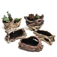 Macetas nórdicas hechas a mano para decoración del hogar, suministros de jardín de raíz de árbol, macetas de flores para bonsái al aire libre, macetas de flores - details 0