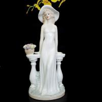 Figura de cerámica de la diosa dama, decoración del hogar, artesanía, adorno de boda - details 0