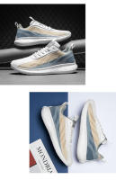 Zapatillas deportivas informales para hombre, calzado transpirable con plataforma que aumenta la altura - details 13