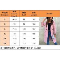 Abrigo largo de lana para mujer, abrigo de moda, prendas de vestir exteriores femeninas, Otoño e Invierno - details 0
