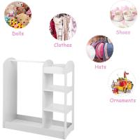 Armario para Niños Mara con Espejo Organizador de Almacenamiento con 4 Estantes - details 5