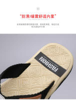 Nuevas chanclas de moda y versátiles, cómodas y transpirables en el exterior, zapatos de tendencia para hombres - details 7