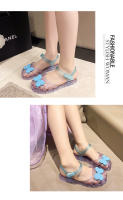 Zapatos de gelatina de cristal para niñas a la moda, zapatos de princesa coreana, sandalias Baotou para niñas - details 18
