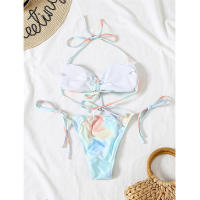 Conjunto de microbikini para mujer, Sexy de 3 piezas traje de baño, bañador brasileño de vendaje con Tanga, ropa de playa con Push-Up, novedad de 2021 - details 4
