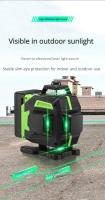 Nivel Láser de 16 Líneas Profesional Nivel Autonivelante 4D Verde con Trípode - details 15