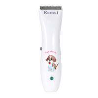 Kemei-Afeitadora eléctrica inalámbrica para perros y gatos, juego de cortapelos silencioso, recargable por USB, bajo ruido - details 0