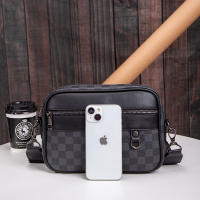 👟 👜 🎒 👓 Nuevo bolso de hombro para hombre casual europeo y americano, bolso para hombre, tendencia urbana, bolso pequeño horizontal, mochila pequeña para joven, bolso de moda. - details 7