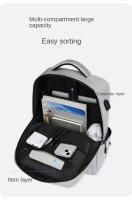 Mochila para Laptop de Doble Capa de Almohadilla de Aire Impermeable, Resistente al Desgaste, Estilo Sencillo y Elegante para Hombres y Mujeres Viaje de Negocios Casual para Primavera/Verano - details 9