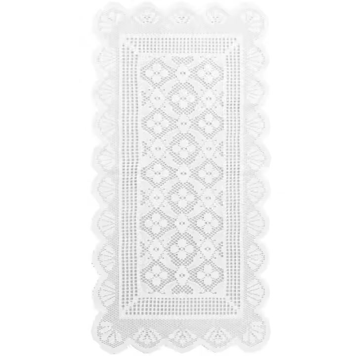 Camino Ence Blanco minimalista moderno, conjunto de decoración de mesa de estilo nórdico, mantel de lino apto para cocina y comedores - 1