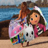 G-Gabbys D-Dollhouse Toalla de anime Toallas de baño coloridas para niña Microfibra Rápida personalizada Arena Libre Playa Yoga Spa Gimnasio Piscina - details 14