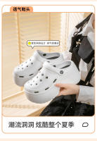 Sandalias de Tacón Alto de 9cm Punta Cerrada Suela Gruesa Diseño de Leopardo - details 8