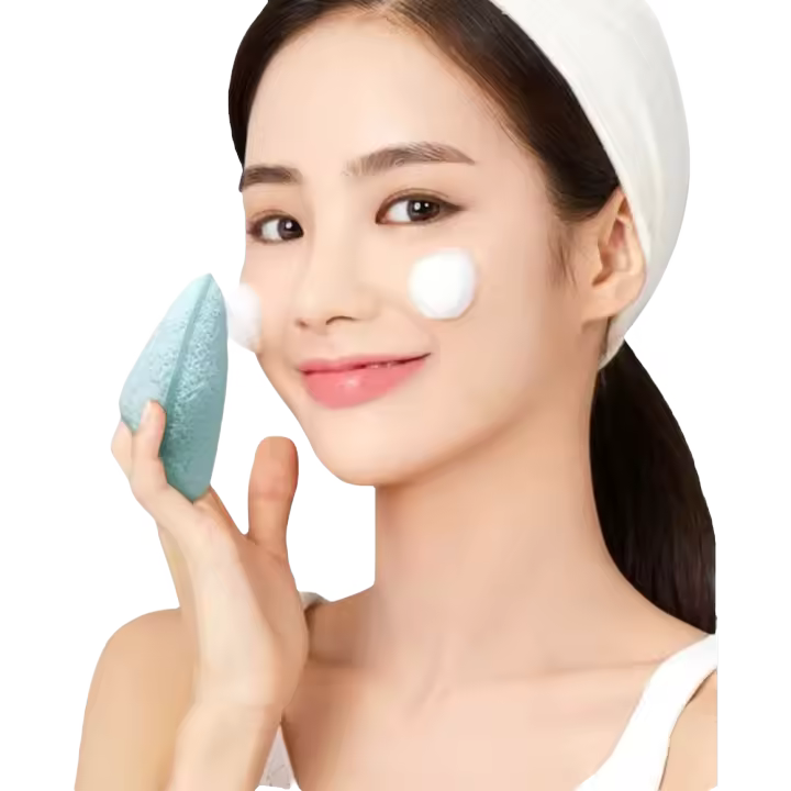 Lavado Facial Exfoliante Natural Con Esponja De Limpieza Profunda Eliminador De Puntos Negros Y Herramienta Cosmética - 1